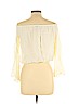 Dizzy Lizzy 100% Rayon Ivory 3/4 Sleeve Top Size M - photo 2