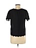 Topshop 100% Polyester Black Short Sleeve Top Size 6 - photo 2