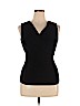 DKNY Black Sleeveless Top Size L - photo 1