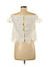Kendall & Kylie White Short Sleeve Top Size M - photo 2