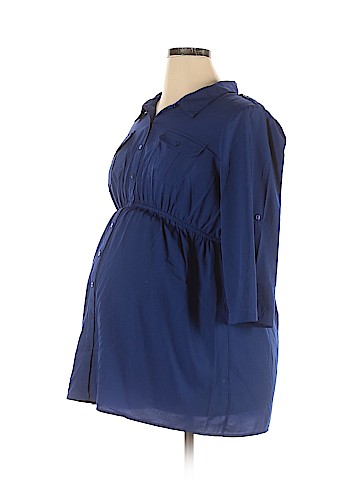 Oh Baby By Motherhood 3/4 Sleeve Blouse (view 1)
