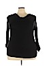 INC International Concepts 100% Modal Black 3/4 Sleeve Top Size 3X - photo 1