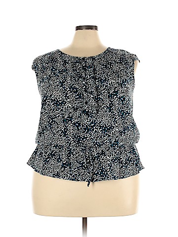 Alfani Short Sleeve Silk Top (view 1)