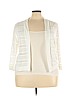 NIPON BOUTIQUE White Cardigan Size 3X - photo 1