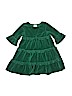 Hanna Andersson 100% Cotton Green Dress Size 110 cm / US 5-6 - photo 1
