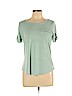Workshop Teal Short Sleeve Top Size L - photo 1