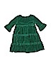 Hanna Andersson 100% Cotton Green Dress Size 110 cm / US 5-6 - photo 2