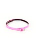 Unbranded 100% Polyurethane Solid Pink Belt Size S - photo 1