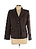 Le Suit 100% Polyester Brown Blazer Size 12 (petite) - photo 1