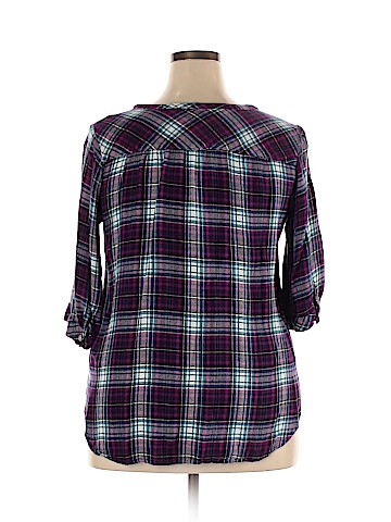 Avenue 3/4 Sleeve Button-Down Shirt (view 2)