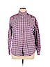 Lands' End 100% Cotton Purple Long Sleeve Button-Down Shirt Size 16 - photo 1