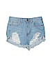 Machine 100% Cotton Blue Denim Shorts Size L - photo 1
