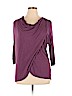 Bobeau Burgundy 3/4 Sleeve Top Size XL - photo 1