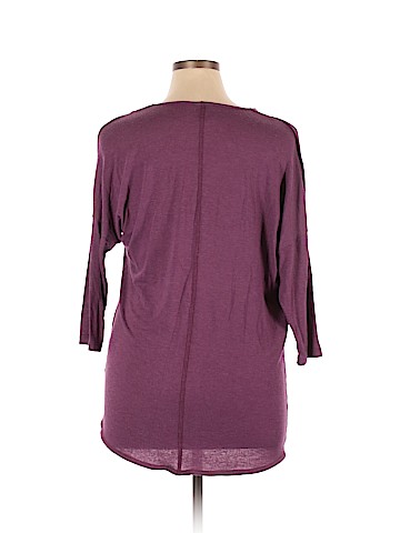 Bobeau 3/4 Sleeve Top (view 2)