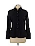 J. McLaughlin 100% Cotton Black Long Sleeve Button-Down Shirt Size L - photo 1