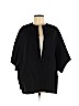Michael Kors 100% Virgin Wool Black Wool Cardigan Size 10 - photo 1