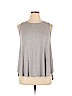 Bobeau Gray Sleeveless Top Size XL - photo 1