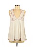 Free People 100% Rayon White Sleeveless Top Size XS - photo 1