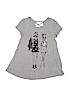 Justice Graphic Gray Short Sleeve Top Size 12 - photo 1