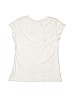 Justice 100% Cotton White Short Sleeve T-Shirt Size 14 - photo 2