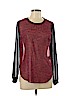 Scotch & Soda 100% Polyester Burgundy Short Sleeve Blouse Size Lg (3) - photo 1