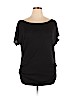 RACHEL Rachel Roy Black Short Sleeve Top Size 1X - photo 1