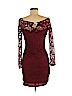 Material Girl Burgundy Cocktail Dress Size M - photo 2