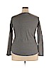 Christopher & Banks Gray Long Sleeve Top Size XL - photo 2