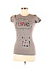 Wet Seal 100% Cotton Gray Short Sleeve T-Shirt Size M - photo 1