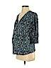 Motherhood 100% Rayon Teal 3/4 Sleeve Blouse Size S - photo 1