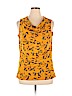 JM Collection Orange Sleeveless Top Size 2X - photo 1