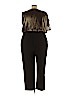 Lane Bryant 100% Polyester Black Jumpsuit Size 22 - 24 Plus - photo 2