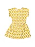 Carter's 100% Cotton Print Yellow Dress Size 4T - photo 1