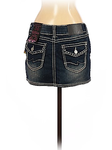 Almost Famous Denim Skirt (view 2)