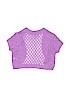 Justice 100% Cotton Purple Shrug Size 12 - 14 - photo 2