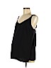 Topshop Maternity 100% Polyester Black Sleeveless Blouse Size 10 - photo 1