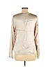 H&M 100% Viscose Tan Long Sleeve Blouse Size 8 - photo 2