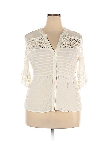 American Rag Cie 3/4 Sleeve Blouse (view 1)