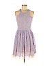 Francesca's Purple Casual Dress Size S - photo 1