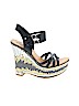 Naughty Monkey Black Wedges Size 7 1/2 - photo 1