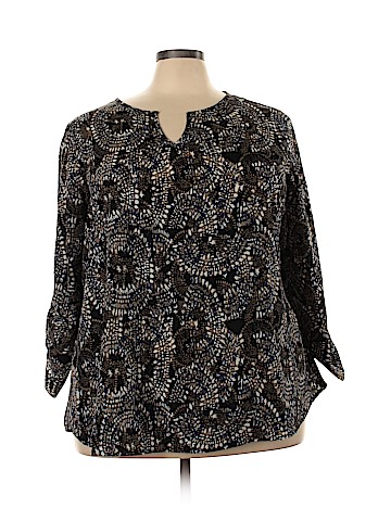 Larry Levine 3/4 Sleeve Blouse (view 1)