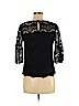 Monteau Black 3/4 Sleeve Blouse Size M - photo 2