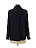 Ann Taylor 100% Polyester Blue Long Sleeve Blouse Size L (petite) - photo 2