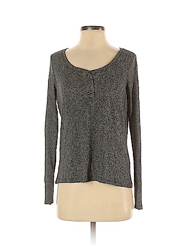 American Eagle Outfitters Long Sleeve Henley (view 1)