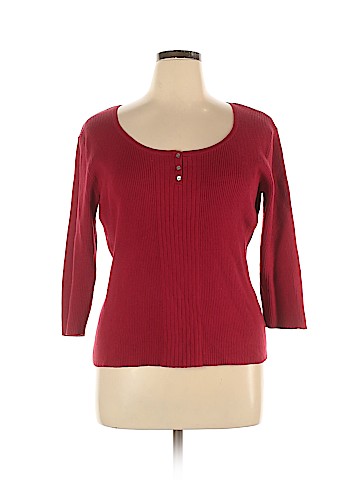 St. John's Bay Long Sleeve Top (view 1)