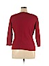 St. John's Bay 100% Cotton Red Long Sleeve Top Size XL - photo 2