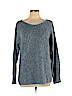 Margaret O'Leary 100% Cotton Blue Pullover Sweater Size L - photo 1