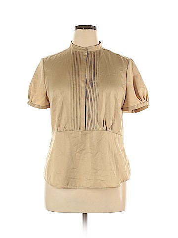 Worthington Short Sleeve Blouse (view 1)