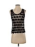 Aqua 100% Cotton Black Sleeveless Blouse Size S - photo 1
