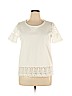 Design History White Short Sleeve Blouse Size XL - photo 1